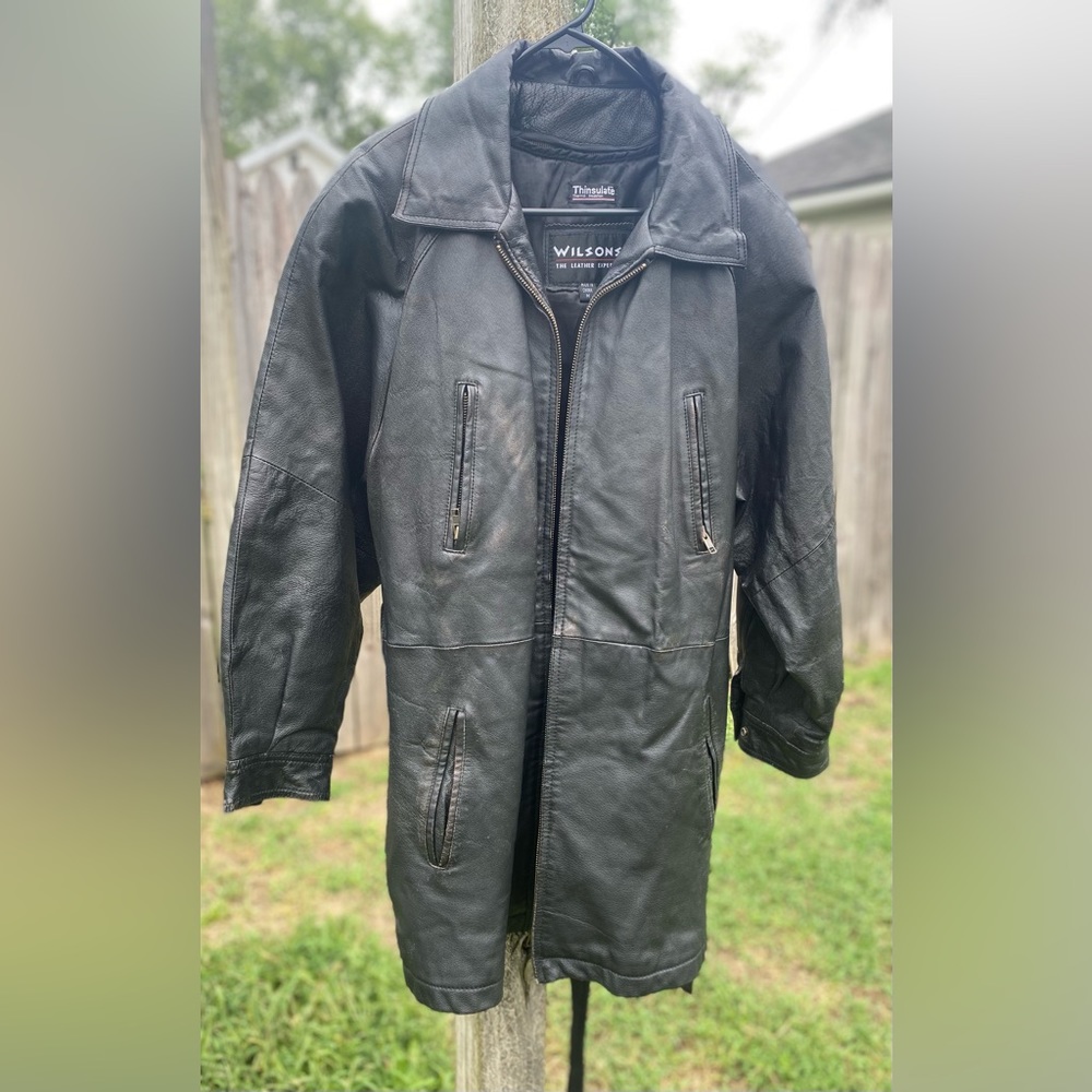 Wilson’s Leather Thinsulate Belted Jacket